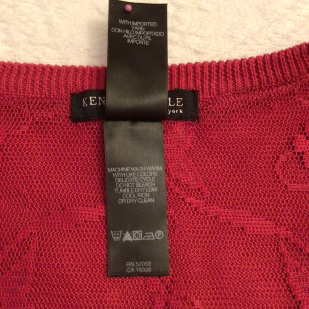 Knitted red sweater, NWOT - Picture 6 of 14